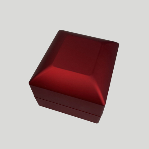 Custom Romantic LED Luxury Engagement Ring Box Sweet Small Storage Jewelry Case for Rings and Earrings for Packaging