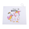 Unicorn Sealed Zipper Plastic Bag Frosted Zipper Thickened Cute Sorting Pvc Bag
