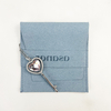 Custom Printed Logo Dust-proof Flap Bag Soft Packaging Necklace Bracelet Jewelry Envelope Small Gift Microfiber Pouch