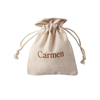 Custom Print Linen Jewelry Pouch Linen Drawstring Jewelry Bag Ring Necklace Jute Bag Jewelry Pouch With Logo Wholesale
