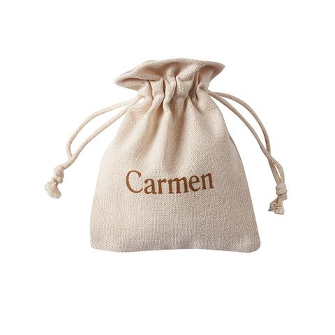 Custom Print Linen Jewelry Pouch Linen Drawstring Jewelry Bag Ring Necklace Jute Bag Jewelry Pouch With Logo Wholesale
