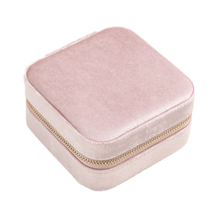Custom Logo Ring Earrings Pendant Velvet Jewellery Display Boxes Wedding Proposal PU Leather Jewelry Storage Box