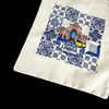 Cotton Tote Bags Foldable Knitted Shopping Handbag for Daily Women Custom Logo Canvas Shoulder Tote Bag for Daily