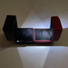 Led Black Lacquer logo Silk Screen Luxury Jewellery Boxwith Lights Led Jewellery Package Custom Ring Boxes Jewelry Box