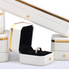High-Grade PU Button Spot Wholesale Jewelry Boxes for Rings Gemstones Necklaces Bracelets Packaging