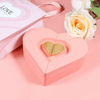 Double Open Love Jewelry Box for Ring & Necklace Storage Valentine's Day Gift Cases Paper Lipstick Gift Box