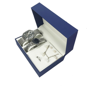 Luxury Custom Logo Pu Leather Set Ring Necklace Display Packaging Bracelet Watch Jewelry Box Watches Winder Gift Box