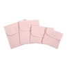 Custom Logo Suede Microfiber Envelope Button Bag Perfume Gift Crystal Storage Bag Jewelry Packaging Pouch