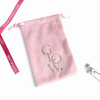 Wholesale Velvet Jewellery Packaging Drawstring Pouch Custom Velvet Gift Jewelry Pouch Packaging Bag