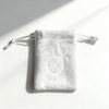 Wholesale Custom Print Soft Jewelry Flannel Velvet Bag Flannel Drawstring Bag Jewellery Pouch for Ring