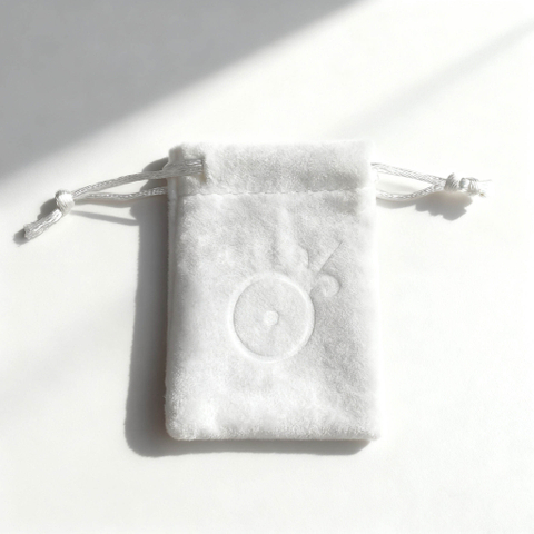 Wholesale Custom Print Soft Jewelry Flannel Velvet Bag Flannel Drawstring Bag Jewellery Pouch for Ring