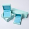 Custom Logo Jewelry Box Bracelet/necklace Gift Box Packaging Necklace Leather Jewelry Storage Box
