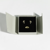 Free Sample Dual-Opening Magnet Jewelry Box Elegant High-End Storage Necklaces Rings Sustainable Elegant Paperboard Recyclable