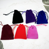 Customized Velvet Jewelry Bag Fashionable Wedding Gift Packaging Drawstring Watch Other Small Items Available Various Sizes