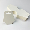 Jewelry Packaging Kraft Paper Card Black and White Folded Hanging Band for Necklaces and Hair Accessories Display Rope Bags