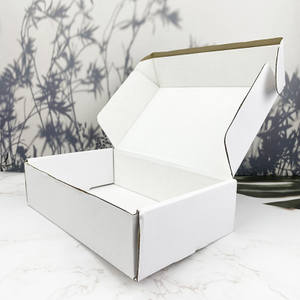 Free Samples Custom Printed Design Postal Shipping Mailing Box Folding Corrugated Cardboard Packaging Mailer Box Airplane Box