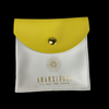 High Quality PU Leather Jewelry Container Custom Size Button Gift Bag with Logo Small Perfume Bag for Earrings Pouches