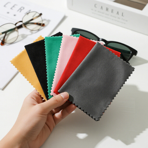 Custom Logo Microfiber Soft Glasses Lens Cleaning Cloth Wholesale OPP Bag Separate Packaging Spectacles Eyeglass Wiping Cloth