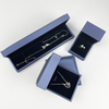 Wholesale Custom Logo Leather Jewelry Packaging Box Wedding Ring Box Luxury Bracelet Necklace Earrings Ring Jewelry Storage Box
