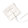 Wholesale Custom Suede Jewelry Custom Logo Earring Pouch Box and Insert Pad Suede Microfiber Jewelry Pouch