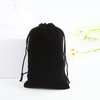 Drawstring Velvet Bag for Jewelry Glasses Headphones Comb & Cosmetic Packaging Customizable Wholesale Printed Logo