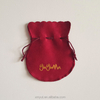 2021 New Arrival Small Custom Drawstring Suede Pouch,luxury Jewelry Gift Dust Bag Jewelry Pouch with logo