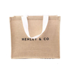Jute Linen Wine Dust Tote Bag Shopping Bag Window Packaging Burlap Accept Customized with PVC Size Jewelry Pouch with logo