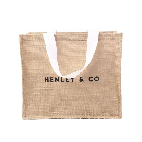 Jute Linen Wine Dust Tote Bag Shopping Bag Window Packaging Burlap Accept Customized with PVC Size Jewelry Pouch with logo