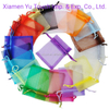 25*35CM Transparent Customized Recyclable Incense Bag 22 Colors Sheer Organza Drawstring Gift Pouch Logo for Packaging Printing