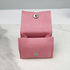 Necklace Foldable Wholesale Velvet Suede Jewelry Box Luxury Gift Organizer Ring Earrings Flip Button Jewelry Box
