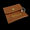 Wholesale Mini Jewelry Microfiber Gift Packaging Embossed Suede Velvet Bag Microfiber Envelope Jewelry Container