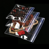 Transparent Large PVC Bag Food Grade Waterproof PE Plastic with Zipper Lock Sealable Accessories Split Sealing Pocket