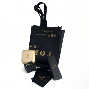 Wholesale Custom Print logo Jewelry Packaging Set Jewelry Pouch Necklace Ring Paper Jewelry Packaging Box