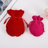 Recyclable Velvet Drawstring Bag Jewelry & Toy Storage Small Gourd Storage Bag Necklaces Jewelry Velvet Packaging