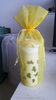 Custom Printed Large Wedding Organza Drawstring Tea Shoe Bag/organza Pouch