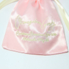 Custom Printed Silk Satin Drawstring Dust Bag for Cloth Underwear Cap Shoe Hair Packaging Gift Bags Embroidered Jewelry Bags