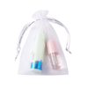 24 Colors Custom Logo Drawstring Organza Mesh Bag 7x9cm Portable Jewelry Perfume Cosmetic sachet for Mini Candy Packing Gifts