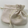 High Quality Custom Logo Drawstring Perfume Packaging Bag Chic Gift Bag Microfiber Luxury Earrings Jewelry Pouch with logo