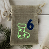NATURAL 4X6 Inch 24 Pcs Premium Burlap Gift Bags Set With Drawstring Linen Sack Including 24 Ropes Christmas Burlap Bag