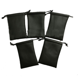PU Leather Jewelry Packaging Bag Cosmetic Drawstring Bag Gift Bag Jewelry Pouch with logo
