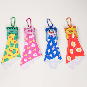Custom Print Logo Clip Key Chain Microfiber Glasses Cloth Watch Phone Lens Cleaning Cloth Portable Microfiber Sunglasses Cloth