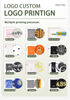 Eco Friendly Custom Logo Printed Gift Cloth Colorful Canvas Cotton Double String Handbag Shoe Dust Drawstring Pouch Bag