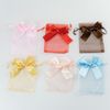 Custom Logo Small Ribbon Drawstring Organza Pouches Chocolate & Jewelry Gift Packaging with Premium Material