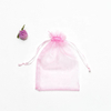 Recyclable Screen Printing Jewelry Pouch 10*12cm Organza Drawstring Gift Bags with Logo Made of Velvet Satin Jute for Industries