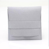 New Custom Logo Jewelry Bag Flap Envelope Packaging Bag Chic Folding Microfiber Luxury Ring Mini Jewelry Pouch with logo