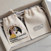 Custom Cotton Drawstring Bag Small Canvas Jewelry Cloth Storage Bag with Recyclable Feature for Gift Use