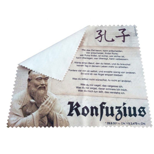 Microfiber Glasses Clothes with Customized Logo Cloths 100%polyester Microfiber Customized Size 140~250gsm Yu-touch