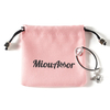 Wholesale Custom Printing Pink Velvet Drawstring Bag High-End Beautiful Velvet Storage Dust-proof Recyclable for Watch Gift Use