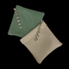 PU Leather Small Jewelry Bag No Zipper Travel Cosmetic Pouch Waterproof Portable Makeup Bag Magnetic Jewelry Bag