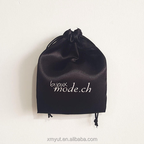Printed Satin Jewelry Pouch/satin Hair Shoe Dust Clutch Cosmetic Bag